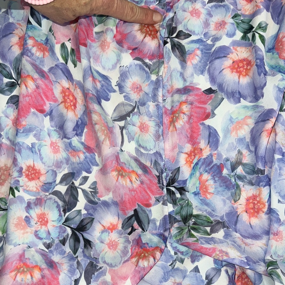 Show Me Your MuMu Hacienda Dress Beautiful Floral Maxi Dress - Pink, Purple - Picture 8 of 9